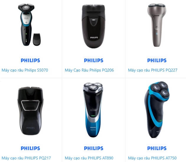 Philips là thương hiệu máy cạo râu tốt nhất hiện nay