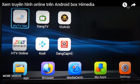 Cài đặt Kodi trên Himedia Q10 Pro