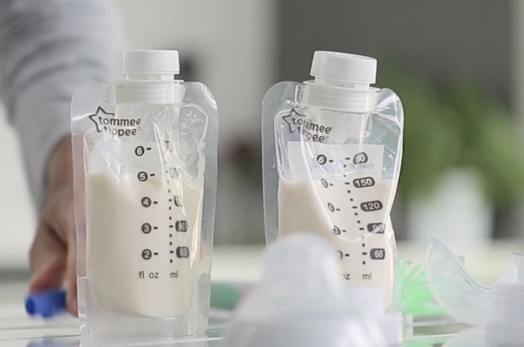 Sữa có thể được bảo quản trong ngăn đá tủ lạnh tới 4 tháng